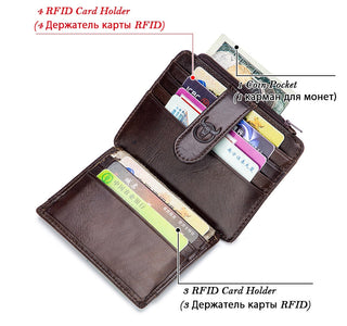 BULLCAPTAIN Wallet mini slim wallet card ALODIA STORE
