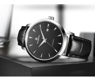 STARKING Business Men Watch 40mm Men's Mechanical Watch Simple Sapphire AM0184 2023 Calendar Ultra Thin Mechanical Watch 5Bar ALODIA STORE