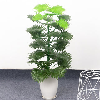 90cm Tropical Palm Tree Large Artificial Plants Fake Monstera Silk Palm Leafs Big Coconut Tree Without Pot For Home Garden Decor ALODIA STORE