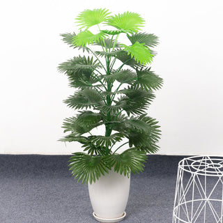 90cm Tropical Palm Tree Large Artificial Plants Fake Monstera Silk Palm Leafs Big Coconut Tree Without Pot For Home Garden Decor ALODIA STORE