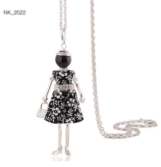 Cute Women Necklace Statement Lady Charm Long Trendy Necklace New Fashion Female Big Pendant Lovely Jewelry Gift Wholesale ALODIA STORE