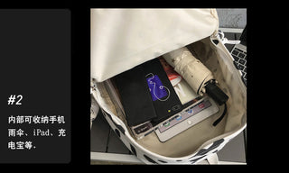 Cute Milk Cow Printing Women's Backpack Canvas Travel Mochila Women School Bag for Teenager Girls Fashion Rucksack Wholesale ALODIA STORE
