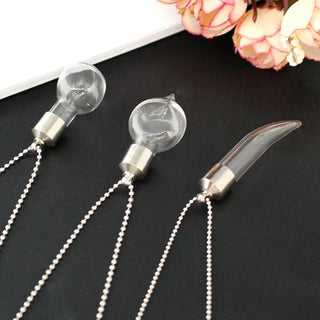 2PCS Glass Locket Urn Jewelry Cremation Jewelry Urn Necklace for Ashes Fillable vials Necklaces Blood Vial Necklace ALODIA STORE