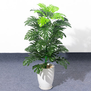90cm Tropical Palm Tree Large Artificial Plants Fake Monstera Silk Palm Leafs Big Coconut Tree Without Pot For Home Garden Decor ALODIA STORE