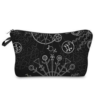 Cosmetic Organizer Bag  Heat Transfer Printing Women Travel ALODIA STORE