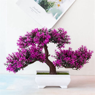 Artificial Plastic Plants Bonsai Small Tree Pot ALODIA STORE