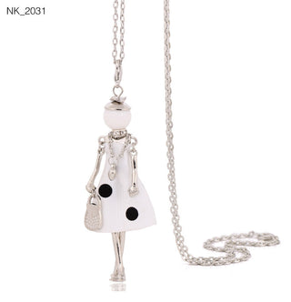 Cute Women Necklace Statement Lady Charm Long Trendy Necklace New Fashion Female Big Pendant Lovely Jewelry Gift Wholesale ALODIA STORE