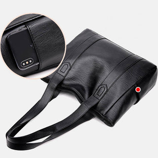 Big Bag 2023 fashion women pu leather handbag luxury tote shopper bag designer ALODIA STORE