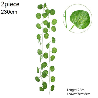 Wisteria Artificial Flower Vine Ivy Leaf Garland Silk Rose Flowers Rattan String Vine Wedding Arch Flower Home Garden Decoration ALODIA STORE