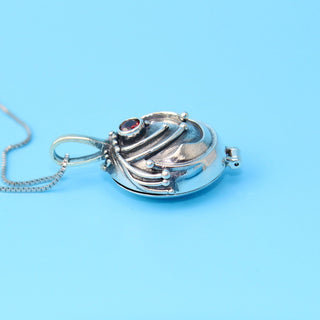 925 Sterling Sliver The Vampire Diaries Elena Pendant Necklace Retro Jewelry Fashion Moive ALODIA STORE