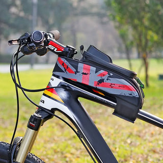 ROCKBROS Bicycle Front Top Tube Bag Cycling Bike Frame Saddle Package 