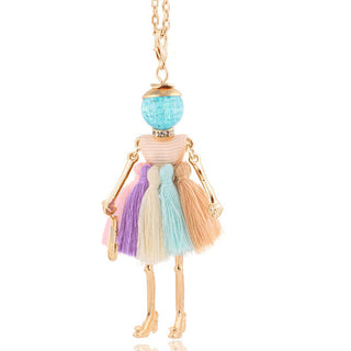 Cute Women Necklace Statement Lady Charm Long Trendy Necklace New Fashion Female Big Pendant Lovely Jewelry Gift Wholesale ALODIA STORE