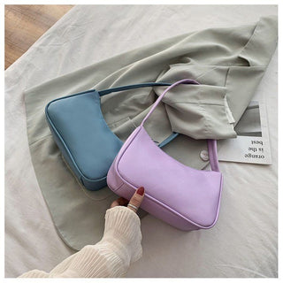 Fashion Design Women Small  Handbags Soft PU Leather Ladies Armpit Shoulder Bags Vintage Simple Girls Clutch Purse Tote ALODIA STORE