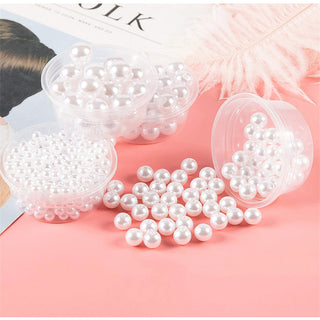 ABS Imitation Pearl Beads Loose Round Acrylic Beads To Needlework Handmade For Necklace Bracelets DIY Jewelry Components Making ALODIA STORE