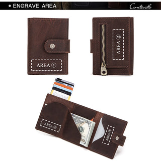 Customize Men Card Wallet Business Credit Card Holders leather ALODIA STORE