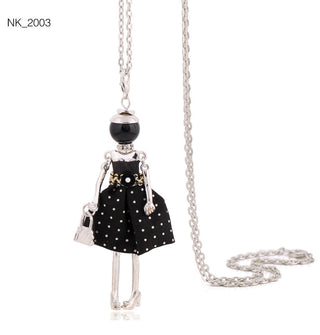 Cute Women Necklace Statement Lady Charm Long Trendy Necklace New Fashion Female Big Pendant Lovely Jewelry Gift Wholesale ALODIA STORE