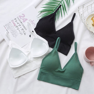 Women Sexy Crop Tops Tube Top Female Streetwear Sleeveless Camis Seamless Sports Lingerie Tee Bra Crop Top Bandeau Top Tank ALODIA STORE
