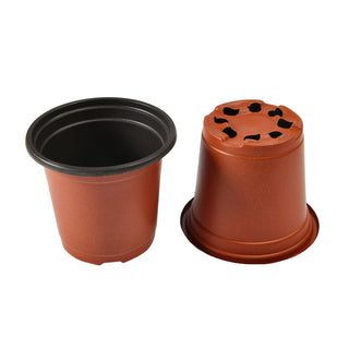 20pcs/50pcs Plastic Grow Box Fall Resistant Tray For Home Garden Plant Pot Nursery Transplant Flower Pots ALODIA STORE