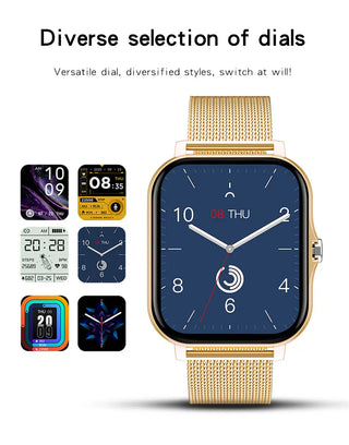 Full Touch Sport Smart Watch Men Women Heart Rate Fitness Tracker Bluetooth call Smartwatch wristwatch GTS 2 P8 plus watch+Box ALODIA STORE