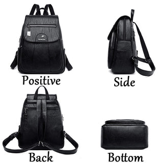 Women Leather Backpacks ALODIA STORE
