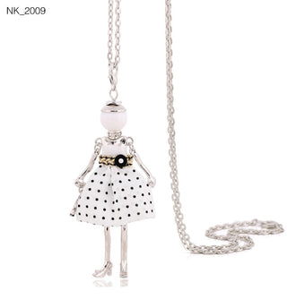 Cute Women Necklace Statement Lady Charm Long Trendy Necklace New Fashion Female Big Pendant Lovely Jewelry Gift Wholesale ALODIA STORE