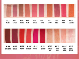 IMAGIC Lipgloss Matte 20 Colors Lip Gloss Velvety Lipstick Liquid Matte Waterproof Lip Tint Full &amp; rich Sexy Lip Makeup Cosmetic ALODIA STORE