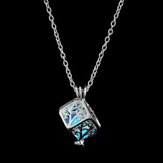 ZOVOLI Vintage Moon Luminous Glowing Moonstone Pendant Necklace Women Jewelry Long Chain Lotus Buddha Pendant Necklaces Gifts ALODIA STORE
