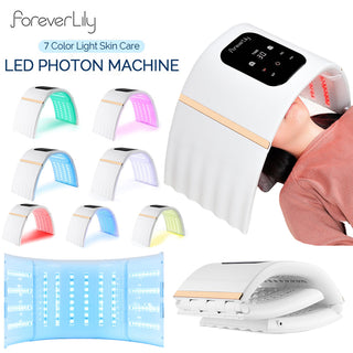 2 IN 1 Foldable 7 Color LED Photon 30-60℃ Heating Threapy Face&Body Mask ALODIA STORE