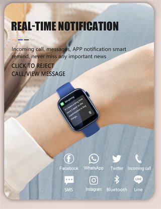 For Xiaomi Huawei Samsung 1.81 inch Bluetooth Call Smartwatch Men Support 120 Sport  2022 New Women Rotary keys Smart Watch +Box ALODIA STORE