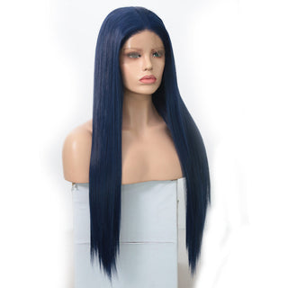 Charisma Blonde Wig Synthetic Lace Front Wig for Women Long Silky Straight Hair Natural Hairline Side Part Cosplay Wigs ALODIA STORE