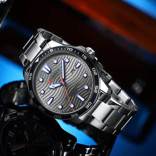 2022 New CURREN Luxury Brand Men Sport Watches Men Quartz Watch Stainless Steel Men Fashion Casual Wrist Watch Relogio Masculino ALODIA STORE