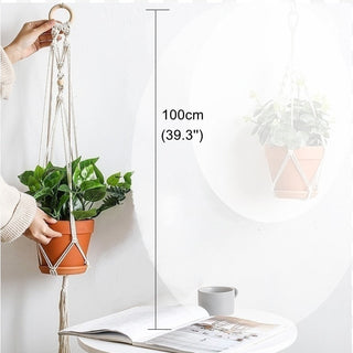 Big Macrame Hanging Planter Hanging Pot Plant Pot Macrame Plant Hangers Air Plant Holder Plant Hanging Decoration ALODIA STORE