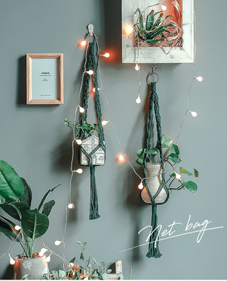 Big Macrame Hanging Planter Hanging Pot Plant Pot Macrame Plant Hangers Air Plant Holder Plant Hanging Decoration ALODIA STORE