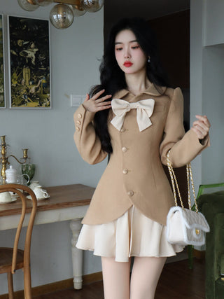 Warm Winter Pink Sweet Elegant Dress ALODIA STORE