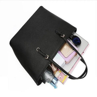 Women Pu Leather Women Handbags Female Shoulder bag designer Luxury Lady Tote Large Capacity Zipper Shoulder Bag ALODIA STORE