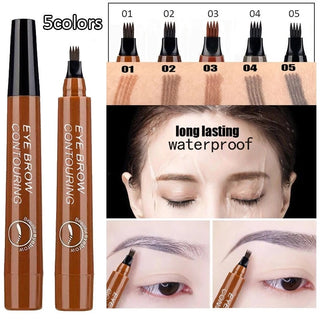 5 Colors Dark Brown 4 Point - Alodia Store 
