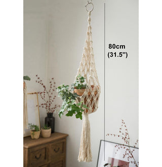 Big Macrame Hanging Planter Hanging Pot Plant Pot Macrame Plant Hangers Air Plant Holder Plant Hanging Decoration ALODIA STORE