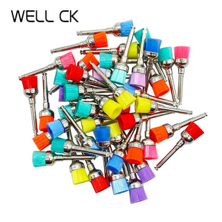 100pcs/box Dental Materials Prophy Brush different Color ALODIA STORE