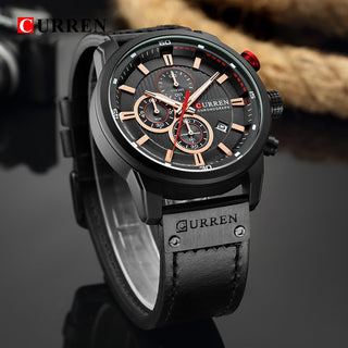 CURREN Fashion Date Quartz Men Watches Top Brand Luxury Male Clock Chronograph Sport Mens Wrist Watch Hodinky Relogio Masculino ALODIA STORE