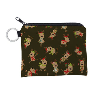 Cute dinosa printing waterproof Purse Card Key Pouch Small Zipper Coin Purse Card ALODIA STORE