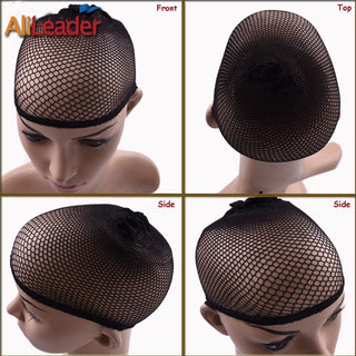 Black Wig Cap Hairnet For Wigs Making Streching Mesh Wig Cap For Women Wig Liner Accessories1/2/5pcs ALODIA STORE