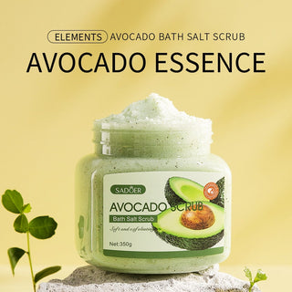 Body Scrub Skin Care Bath Salt Exfoliating Cleansing Pore Soften Whitening Remove Dead Skin Blueberry Gentle Nourish Care ALODIA STORE