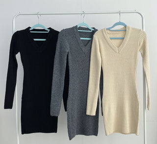 Dresses For Women 2023 Sexy Sleeve Mini Sweater ALODIA STORE