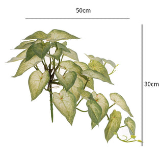 1PC Artificial Plants Green Turtle Leaves Simulation Turtle Back Leaf Tropical Wedding Party Table Living Room Home Garden Decor ALODIA STORE
