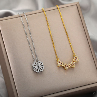 Luxury Four Leaf Clover Pendant Necklace ALODIA STORE
