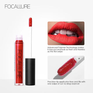 FOCALLURE 39 Color Matte Lipgloss Lip Tint Paint Colors Long Lasting Waterproof Liquid Moisturizing Lipstick Beauty Makeup ALODIA STORE