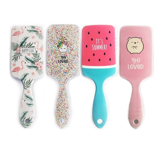 Hair Comb Detangling Hair Brush Air Bag Hairbrush Salon Hairdressing Straight Curly Hair Comb Women Paddle Detangler Hair Brush ALODIA STORE