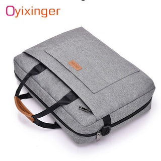 Men Canvas Business Briefcase Office Travel Messenger Large Tote Women's Computer Work Bag Business Trip File Package Laptop Bag ALODIA STORE