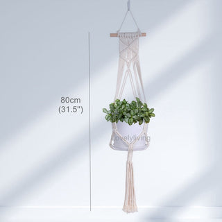Big Macrame Hanging Planter Hanging Pot Plant Pot Macrame Plant Hangers Air Plant Holder Plant Hanging Decoration ALODIA STORE
