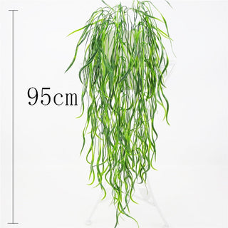 50-105CM Artificial Hanging Flower Plant Fake Vine Willow Rattan Flower Artificial Hanging Plant For Home Garden Wall Decoration ALODIA STORE
